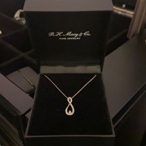 Diamond Infinity Necklace